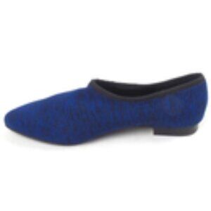 Logo by Lori Goldstein Sasi Sz 8 Women's Stretch Knit Slip On Flat Blue NWT